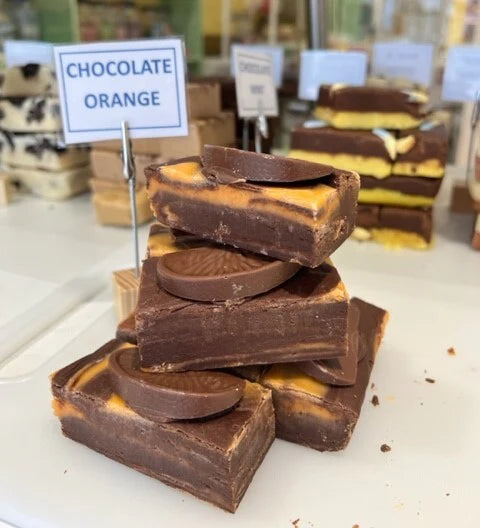 Chocolate Orange Home Made Welsh Butter Fudge