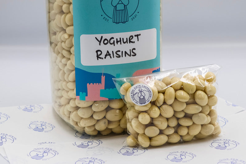 Yoghurt covered Raisins