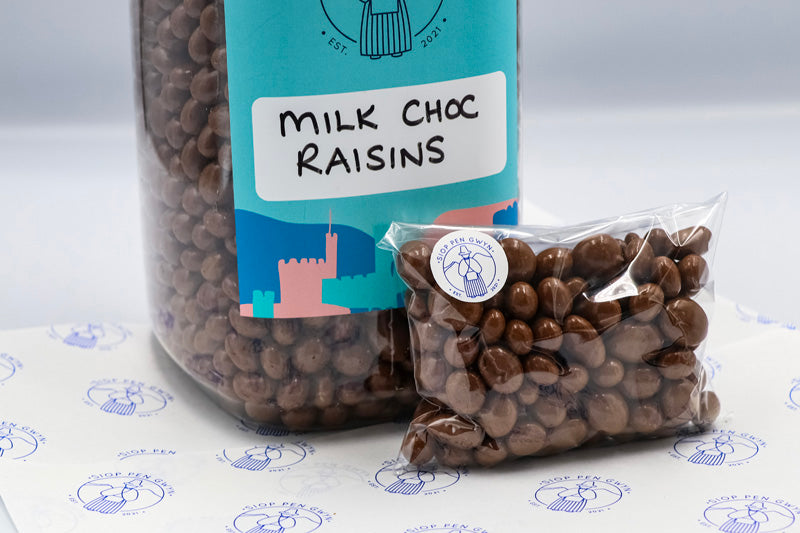 Milk Chocolate covered Raisins