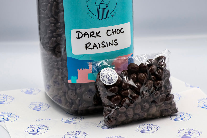 Dark Chocolate covered Raisins