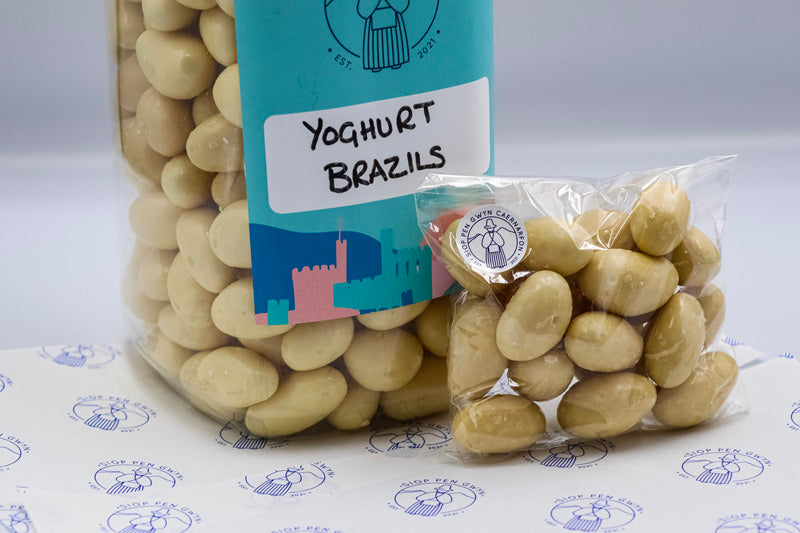 Yoghurt coated Brazil Nuts