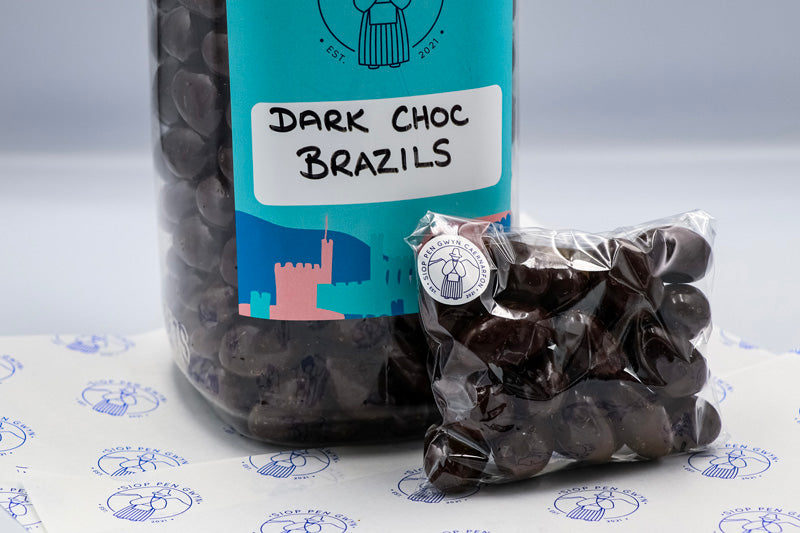 Dark Chocolate covered Brazil Nuts