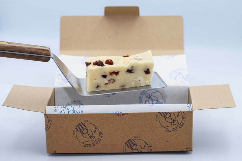 Rum and Raisin Home Made Welsh Butter Fudge