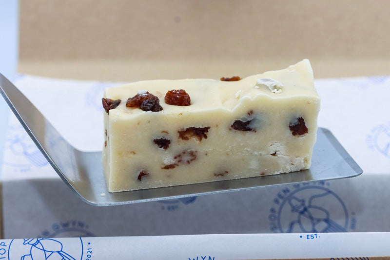 Rum and Raisin Home Made Welsh Butter Fudge