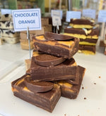 Chocolate Orange Home Made Welsh Butter Fudge - Buy 3 bars and get one free with our 400g gift box